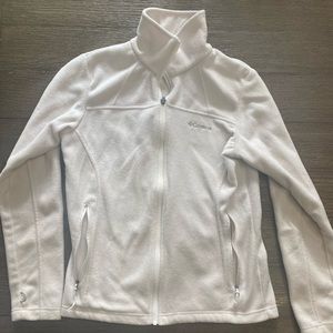 White Columbia Fleece Sz M